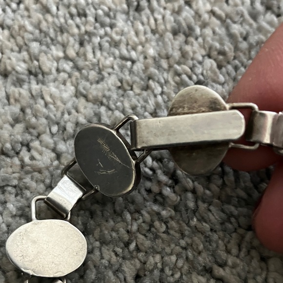 Rare! VINTAGE Green Mask Taxco Bracelet - Picture 11 of 12